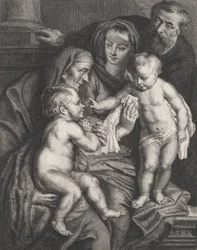 The Holy Family with Saint Elizabeth and the infant Saint John the Baptist, ca. 1615-75