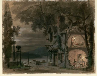 Set Design for Opera Rigoletto by Giuseppe Verdi