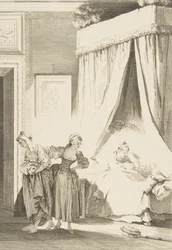 La Gageure des trois Commeres: La Servante, from Contes et nouvelles en vers