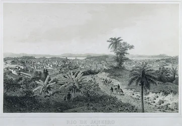 Nine Panoramic Views of Rio de Janeiro: De Lado da Terra Morro de Senado
