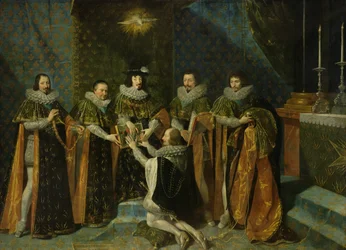 Louis XIII Receiving Henri d
