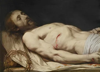 The Dead Christ Laid Down on his Shroud (detail)