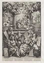 Six Prophets and the Annunciation to Mary