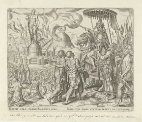 An Enraged Nebuchadnezzar Orders Shadrach, Meshach, and Abednego to be Brought to Him