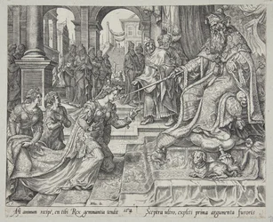 Esther Before Ahasuerus, Inviting Him for a Banquet