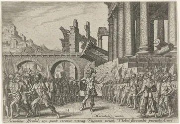 The People of Israel Divided Between Tibni and Omri (The Days of Calamity of the Jewish People)