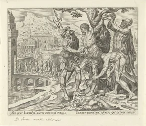 Israelites Cutting Achior Loose