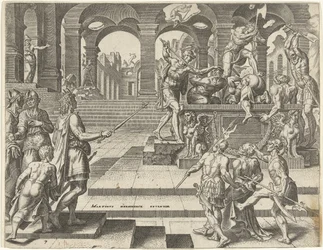 King Josiah Orders the Priests of the Temples in Samaria to be Killed