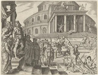 King Josiah Removes the Horses and Chariots Dedicated to the Sun