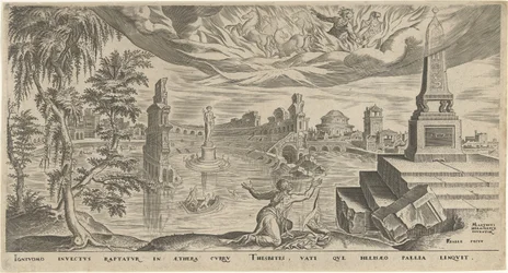 Landscape with Elisha Receiving Elijah