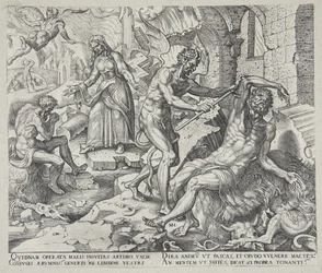 Satan Smiting Job with His Boils