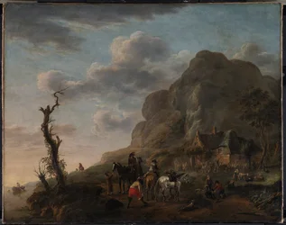 Landscape with Horsemen at Rest