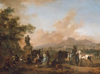 Rest during the Deer Hunt