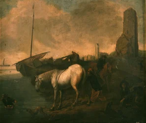 Stranding with Horses and Fishermen