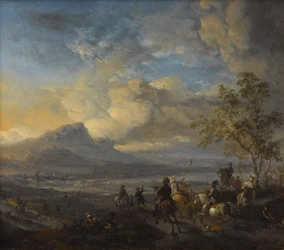 The Falcon Hunt, circa 1658-1660