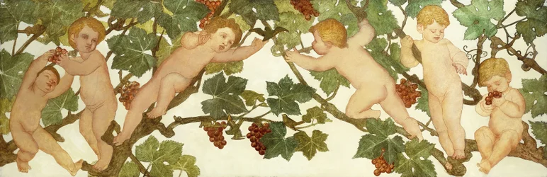 Putti Frolicking in a Vineyard