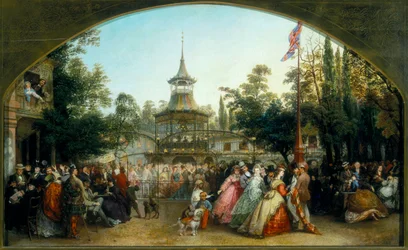 The Dancing Platform at Cremorne Gardens, 1864
