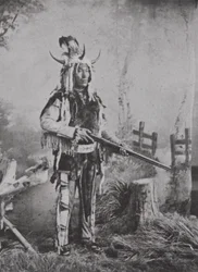 Stony Indian in War Costume