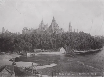 The Parliament Buildings, Ottawa, from Nepean Point