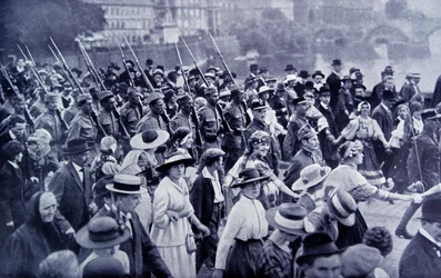 Czech Troops returning home after World War One