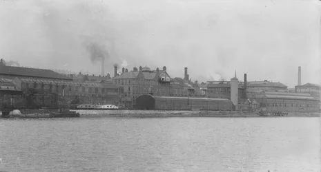 View of the Engine Works and Head Office, Elswick Works, Newcastle upon Tyne