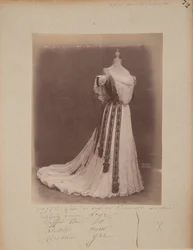 Album Page: House of Worth, Ball Gown