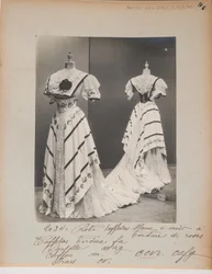 Album Page: House of Worth, Evening Dress