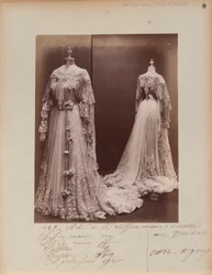 Album Page: House of Worth, Tea Gown