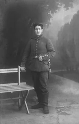 Portrait of a German soldier