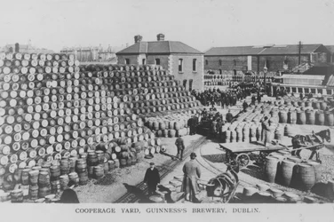 Cooperage yard, Guinness Brewery, Dublin, Ireland
