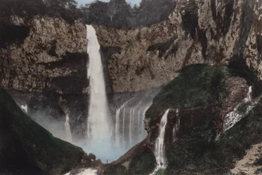 Japan, c.1912: Kegon Fall, Nikko