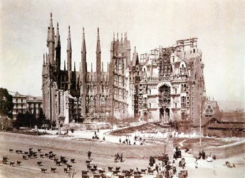 View of the Sagrada Familia, Barcelona, c. 1900