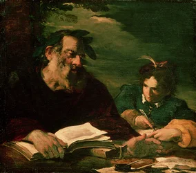 Homer Dictating His Poem