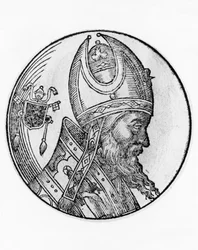 Portrait of John IV, 72nd Pope of Catholic Church
