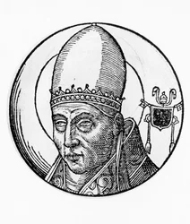 Portrait of Saint Innocent I, 40th Pope of Catholic Church