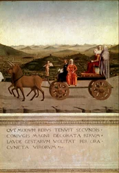 Diptych of Triumph of Federico da Montefeltro and Battista Sforza (detail)