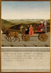 Triumph of the Duchess of Urbino, Battista Sforza
