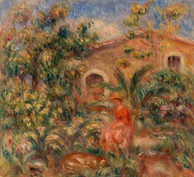 Landscape with Woman and Dog