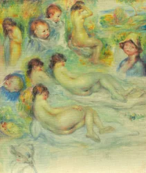 Studies of Pierre Renoir; His Mother, Aline Charigot; Nudes; and Landscape
