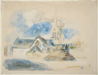 The Calvaire and the Church of Nizon, Close to Pont-Aven