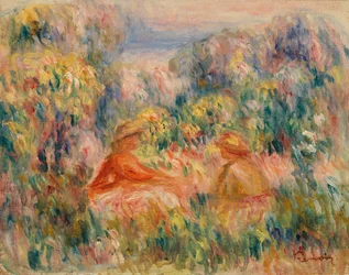 Two Women in a Landscape