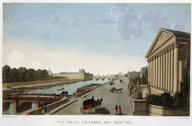 View of the Chamber of Deputies - Paris by Courvoisier