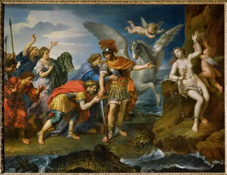 Queen and King of Ethiopia Thank Perseus for the Liberation of Their Daughter Andromeda