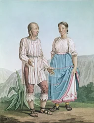 Costumes of the Indians of Michouacan, from 