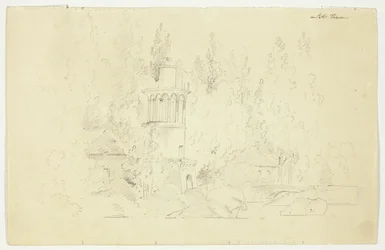 View of the Park at Versailles: Petit Trianon