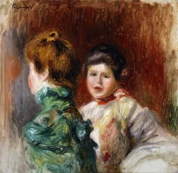 A Sketch of the Heads of Two Women