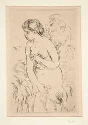 Standing Bather, Down to the Knees