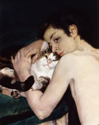 Boy with a Cat