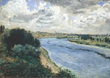 Barges on the Seine