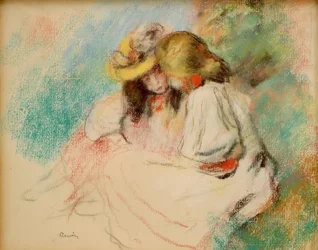 Two Girls Reading